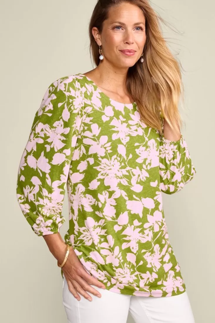 Soft Surroundings Ainsley Linen Blend Tunic