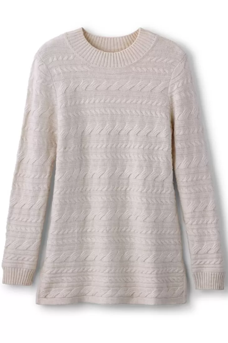 Soft Surroundings Alena Cable Sweater Tunic