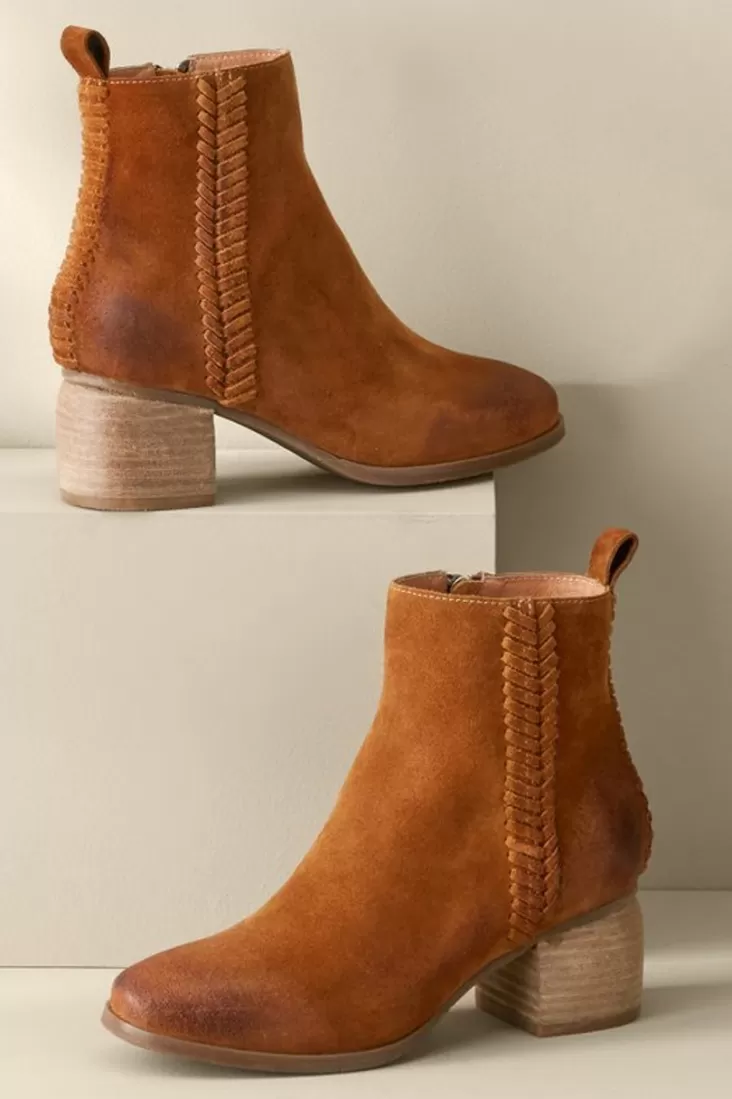 Soft Surroundings Antelope Nila Braid Bootie