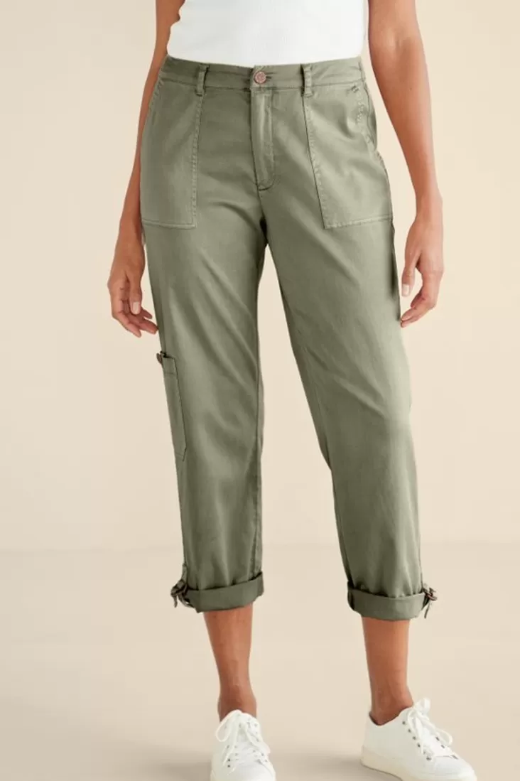 Soft Surroundings Antigua Convertible Crop Pants