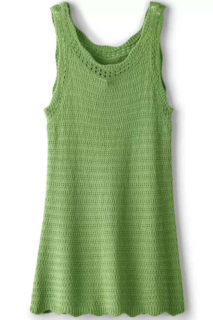 Soft Surroundings April Crochet Sweater Tank