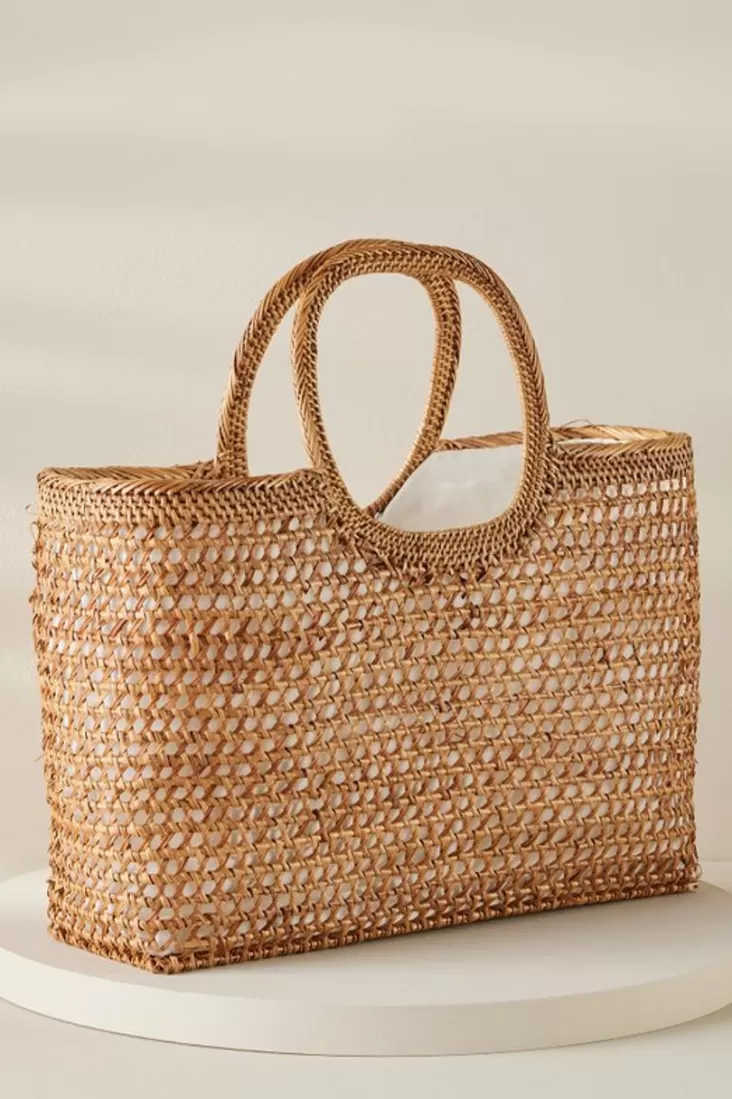 Soft Surroundings April Woven Bag