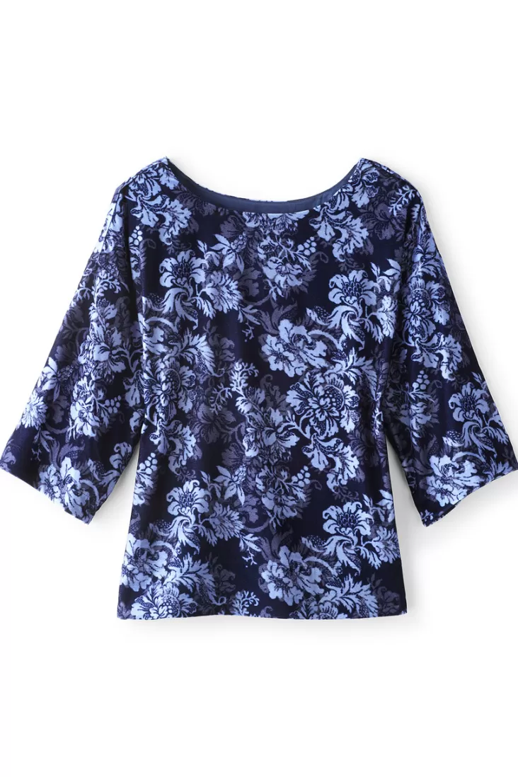 Soft Surroundings Aria Velvet Top