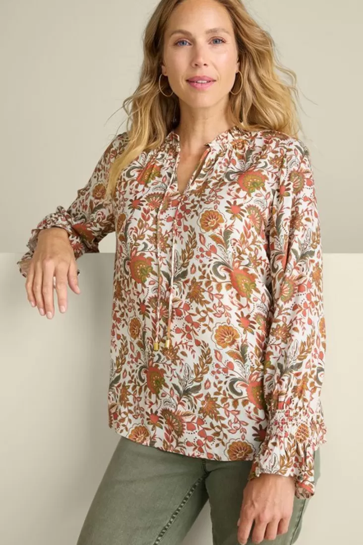 Soft Surroundings Asha Long Sleeve Top