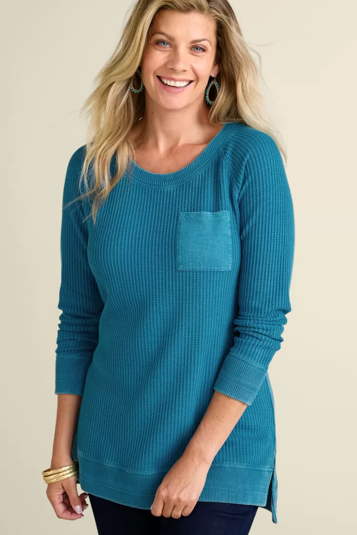 Soft Surroundings Autumn Waffle Tunic