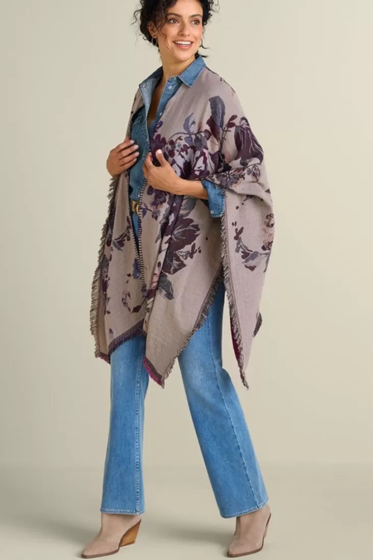 Soft Surroundings Beatrix Floral Wrap