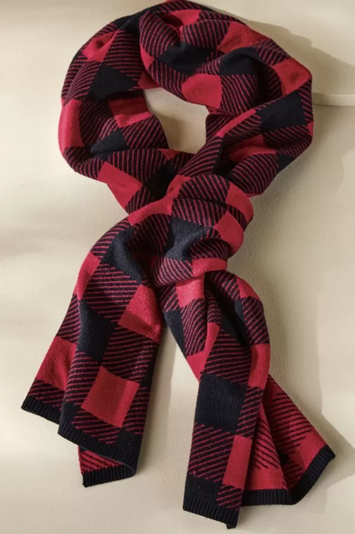 Soft Surroundings Bera Plaid Scarf