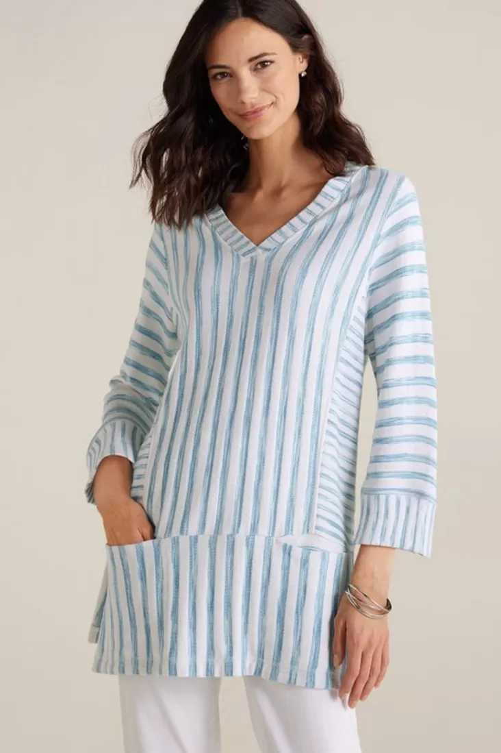 Soft Surroundings Briza Stripe Tunic