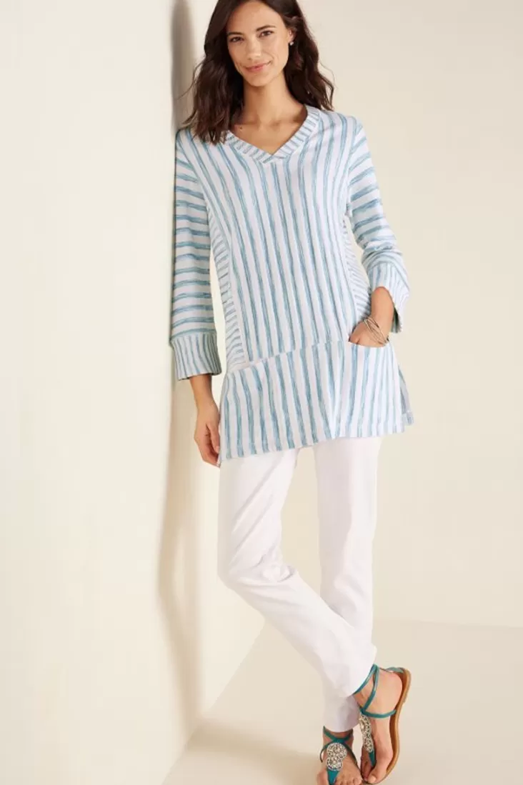 Soft Surroundings Briza Stripe Tunic