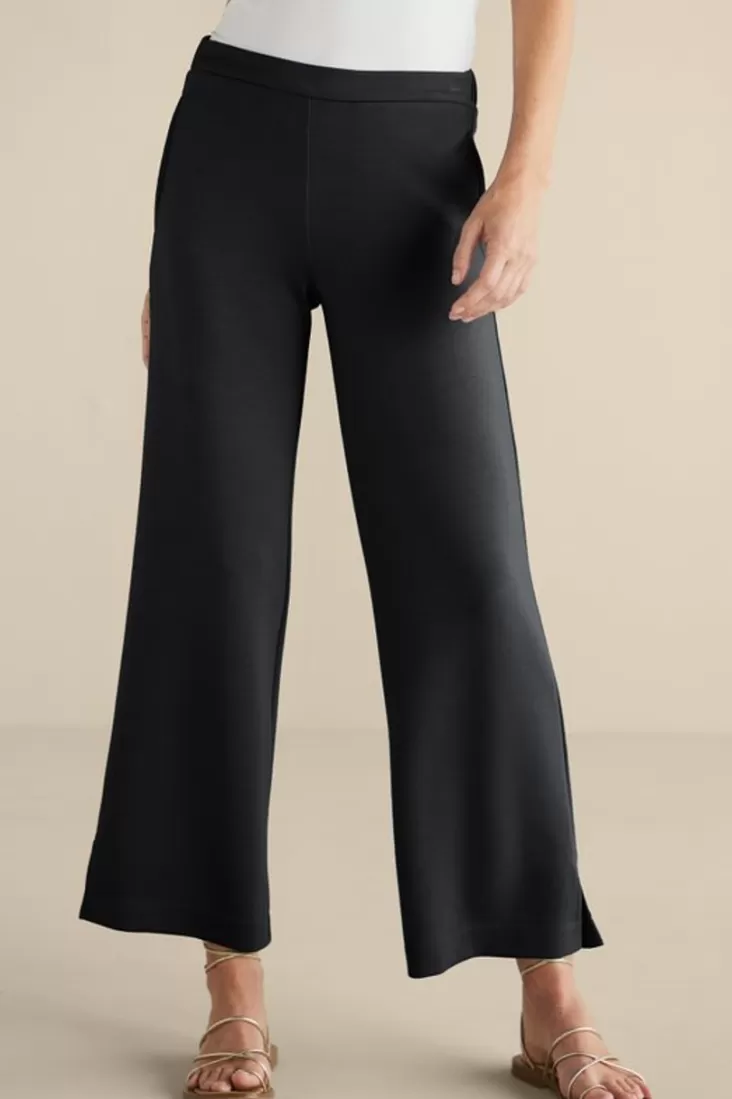 Soft Surroundings Ceri Knit Wide-Leg Pants