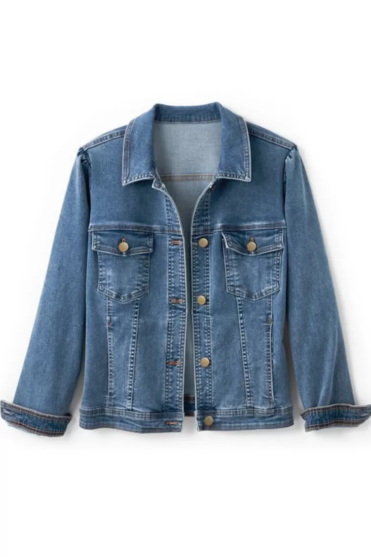 Soft Surroundings Diana Shapely Denim Jacket