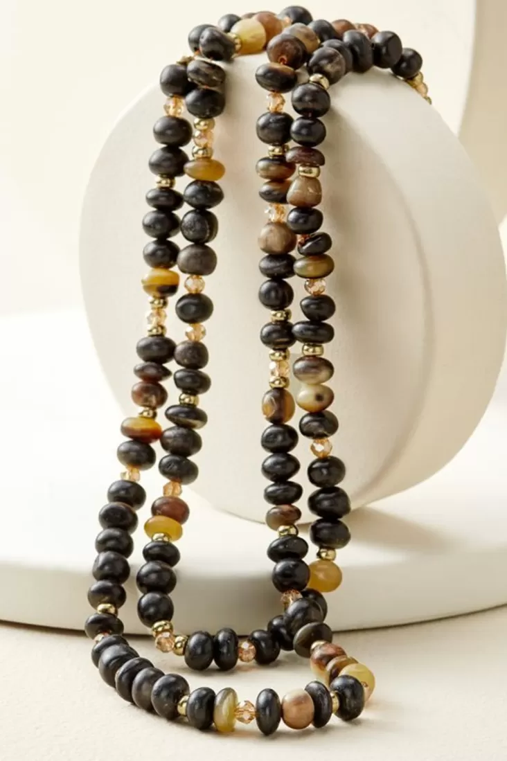 Soft Surroundings Ebony Beaded Necklace