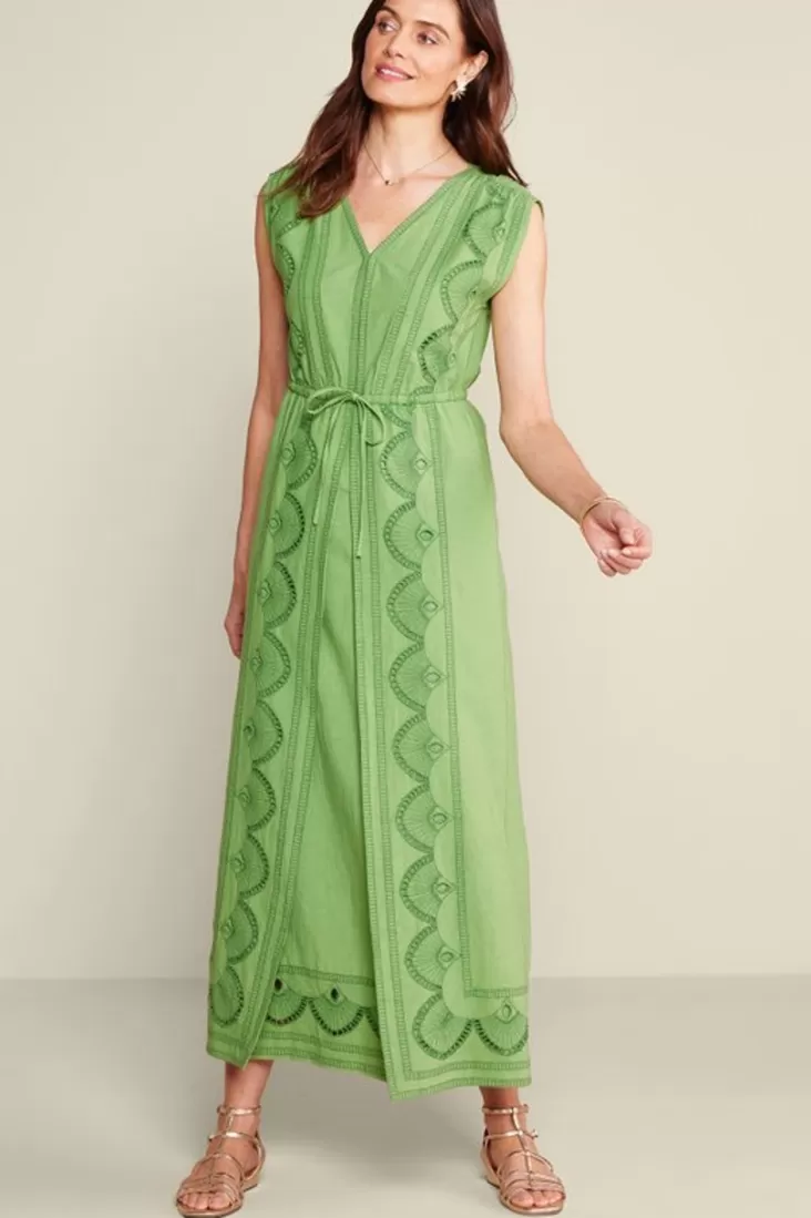 Soft Surroundings Ellison Linen Blend Maxi Dress