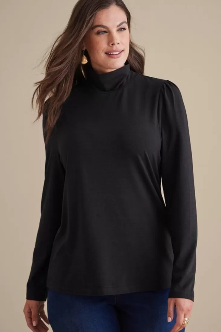 Soft Surroundings Emme Turtleneck Top