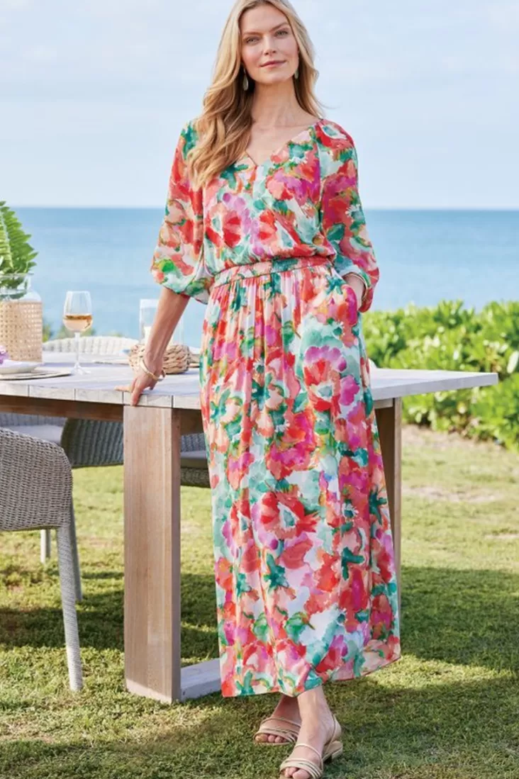 Soft Surroundings Evalina Maxi Dress