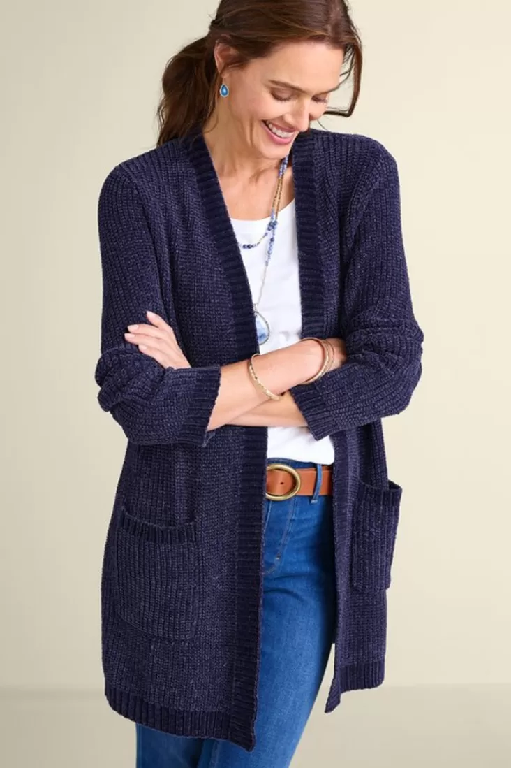 Soft Surroundings Faith Chenille Cardigan