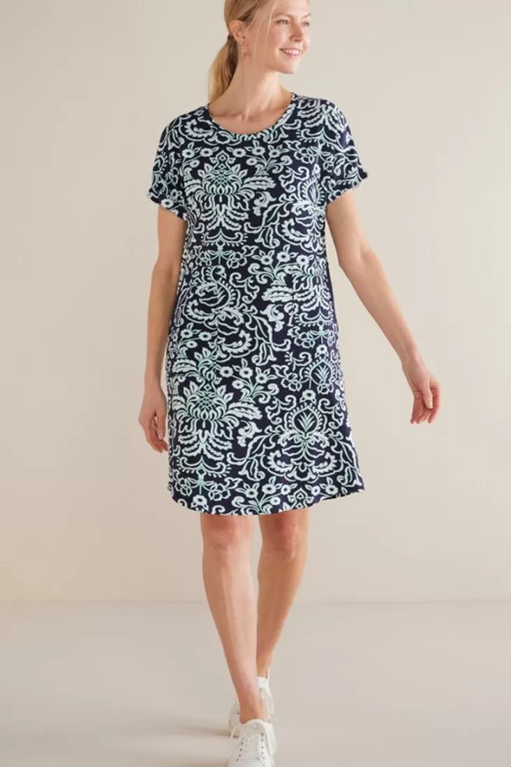 Soft Surroundings Fina French Terry Short Dress