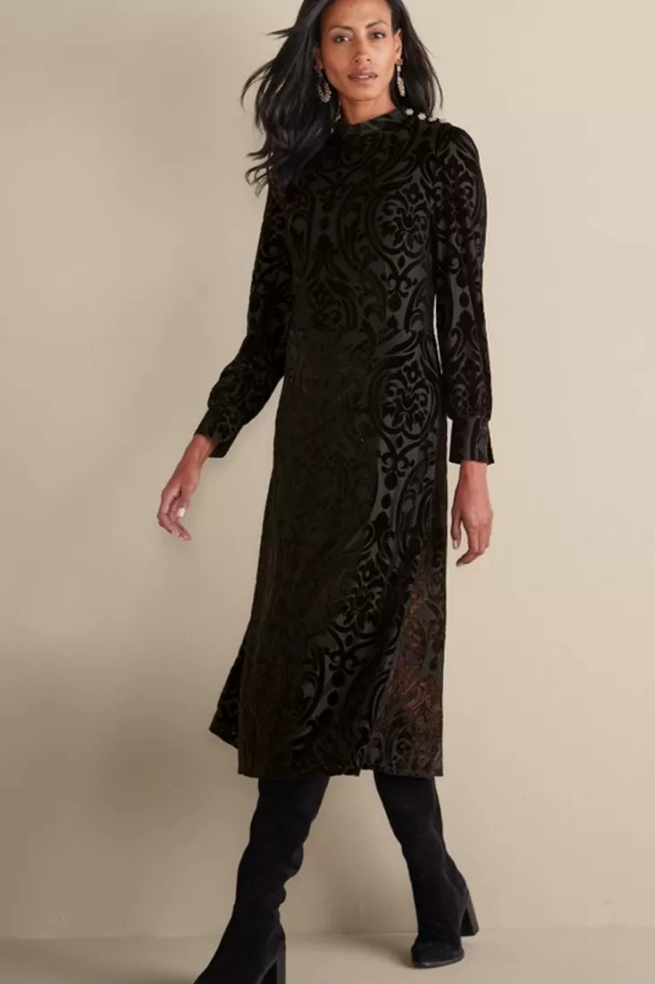 Soft Surroundings Hadley Velvet Dress