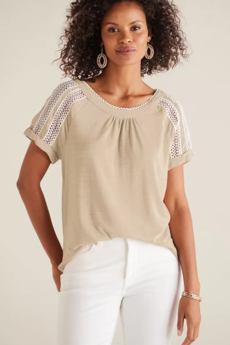 Soft Surroundings Halle Short Sleeve Top