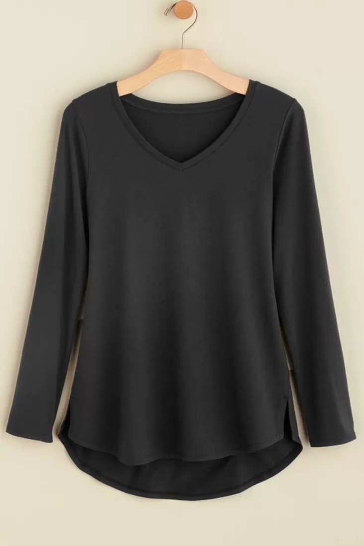 Soft Surroundings Isabel Pima Long Sleeve Tee