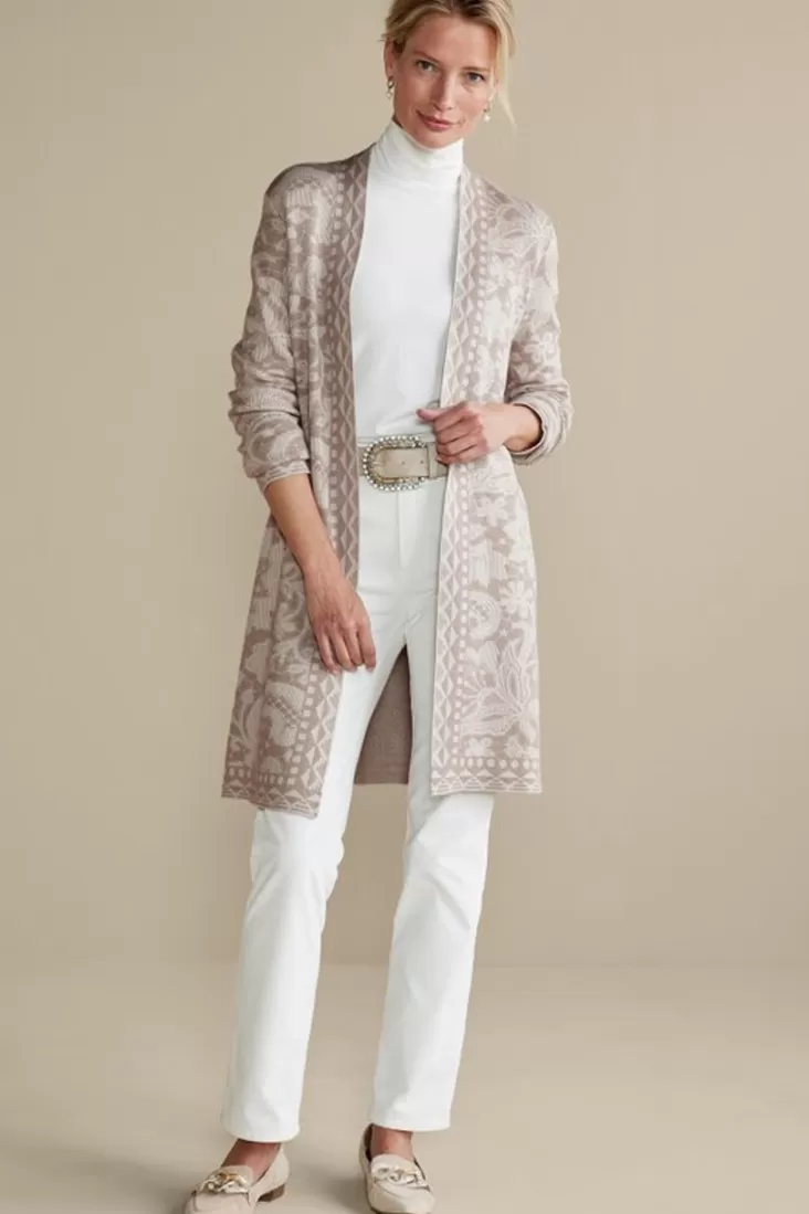 Soft Surroundings Ivy Shimmer Long Cardigan