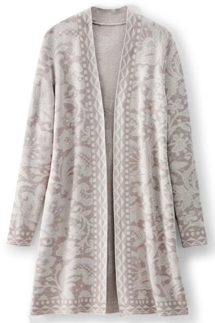 Soft Surroundings Ivy Shimmer Long Cardigan