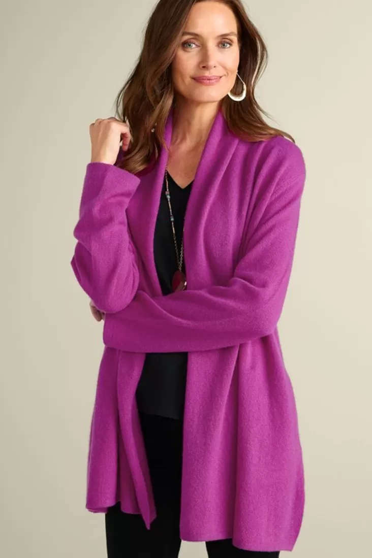 Soft Surroundings Izzy Cashmere Long Cardigan