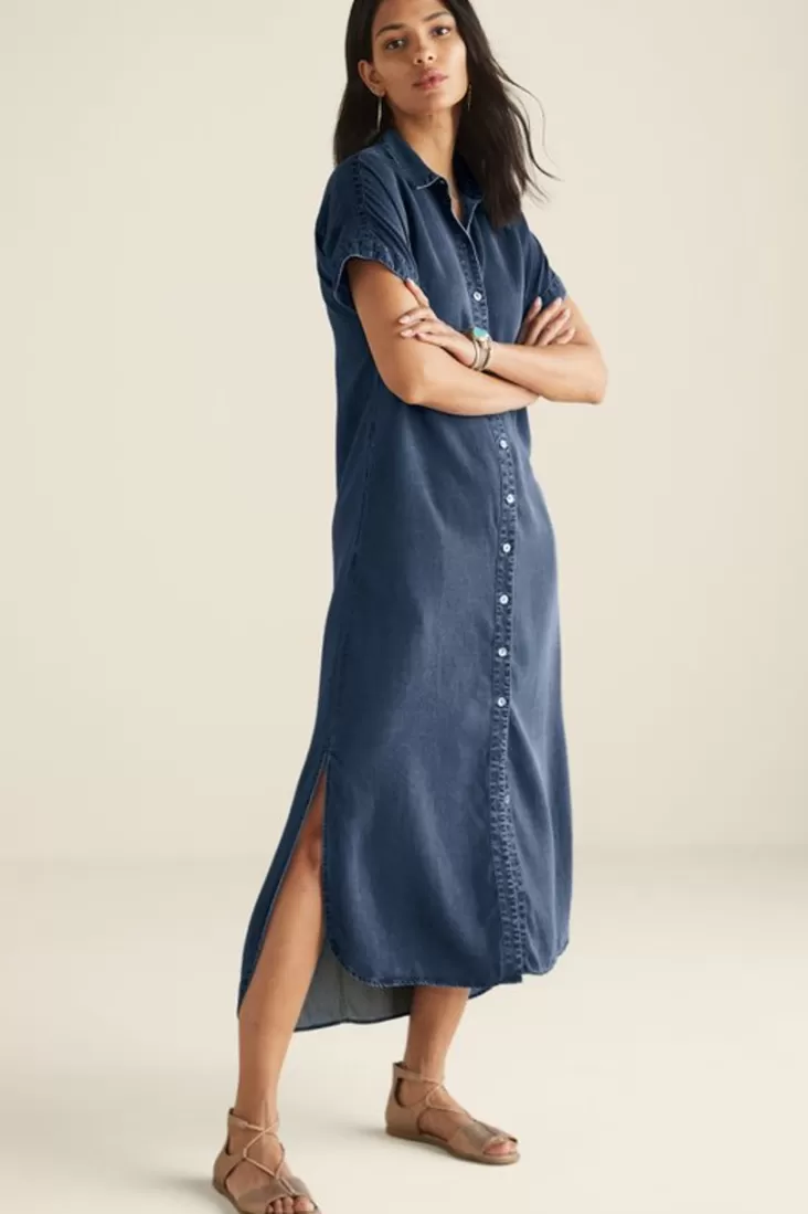 Soft Surroundings Je Veux Midi Shirtdress