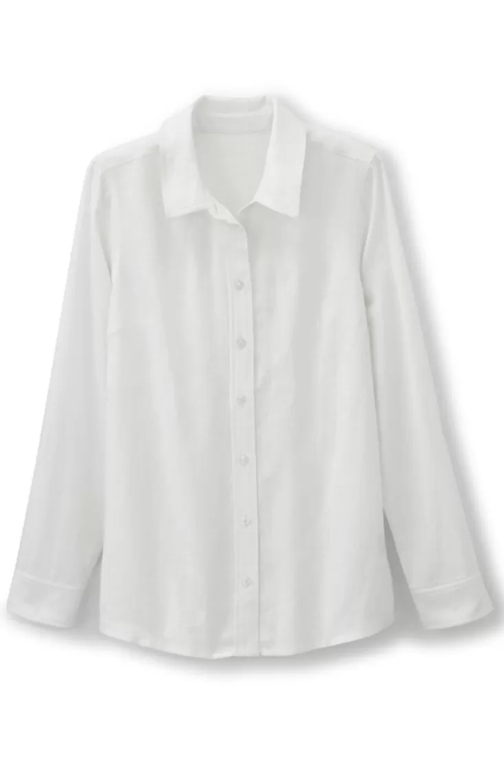 Soft Surroundings Jordan Linen Blend Shirt