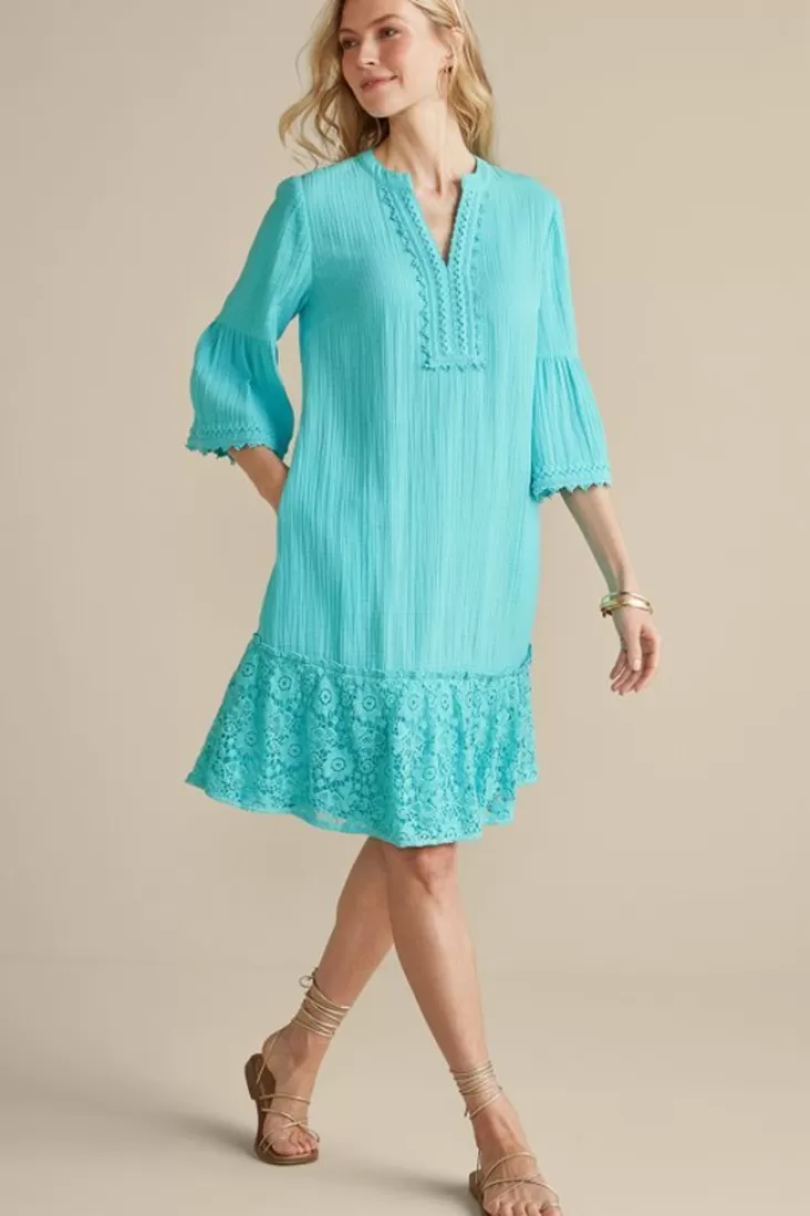 Soft Surroundings Kiona Gauze Short Dress