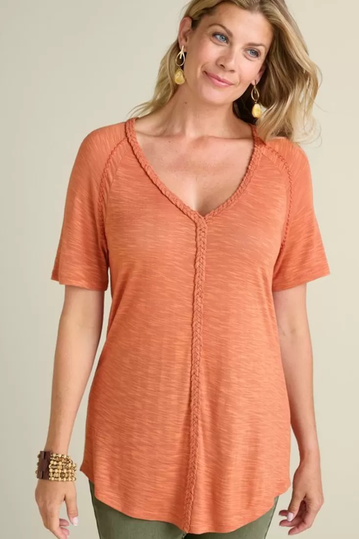 Soft Surroundings Lainey Slub Tee