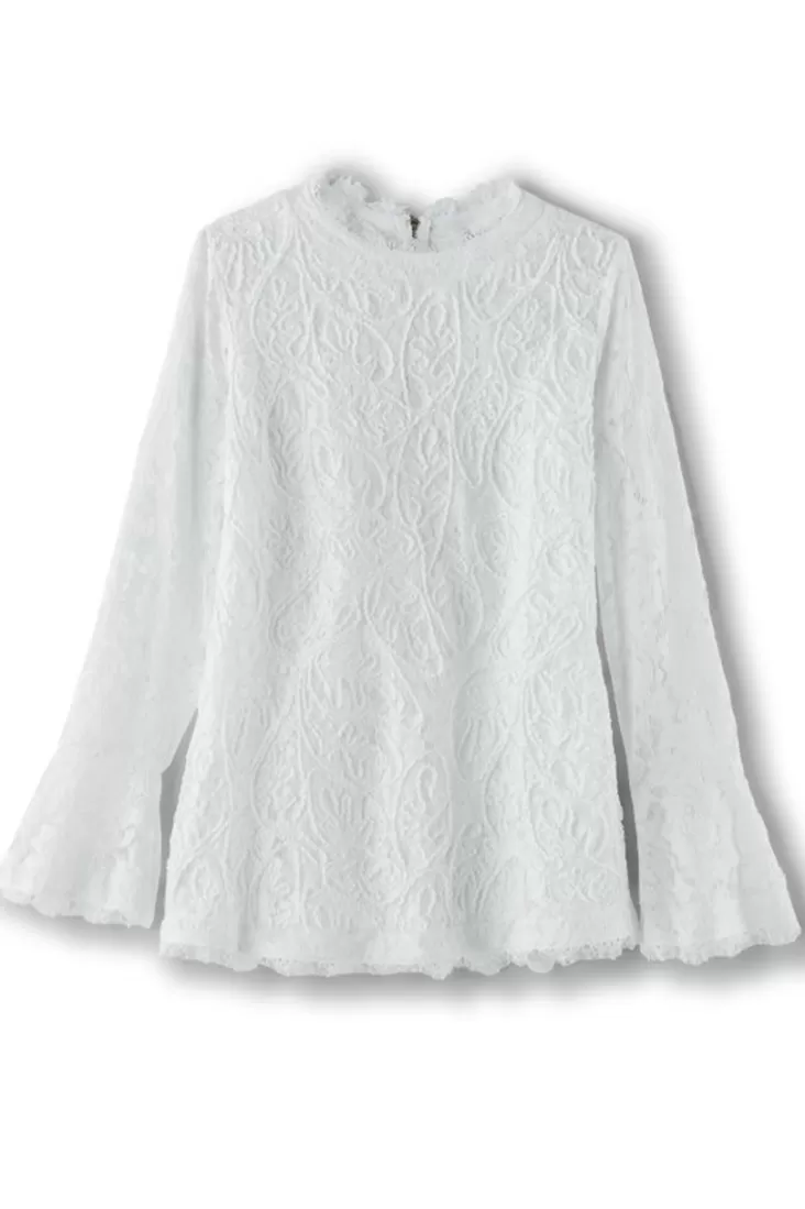 Soft Surroundings Lilith Lace Top