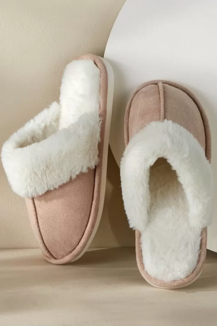 Soft Surroundings Lora Cuffed Slippers