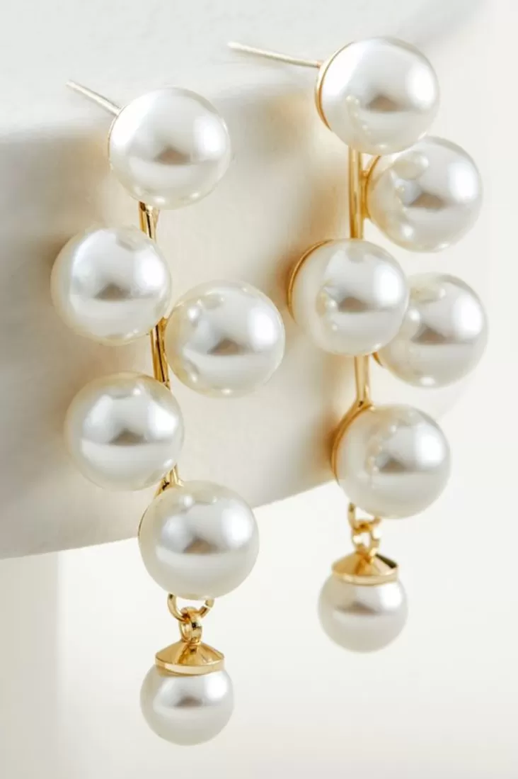 Soft Surroundings Lulu Pearl Drops Earrings