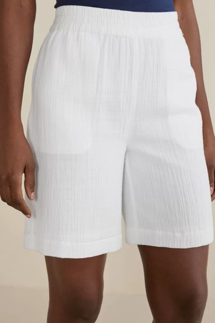 Soft Surroundings Marilla Gauze Shorts