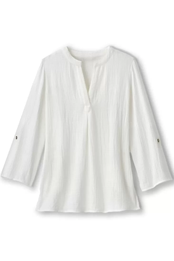 Soft Surroundings Marley Gauze Tunic