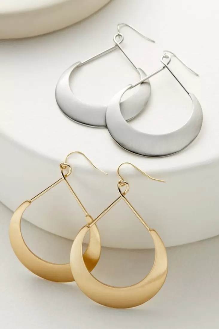 Soft Surroundings Marlo Hoop Earrings