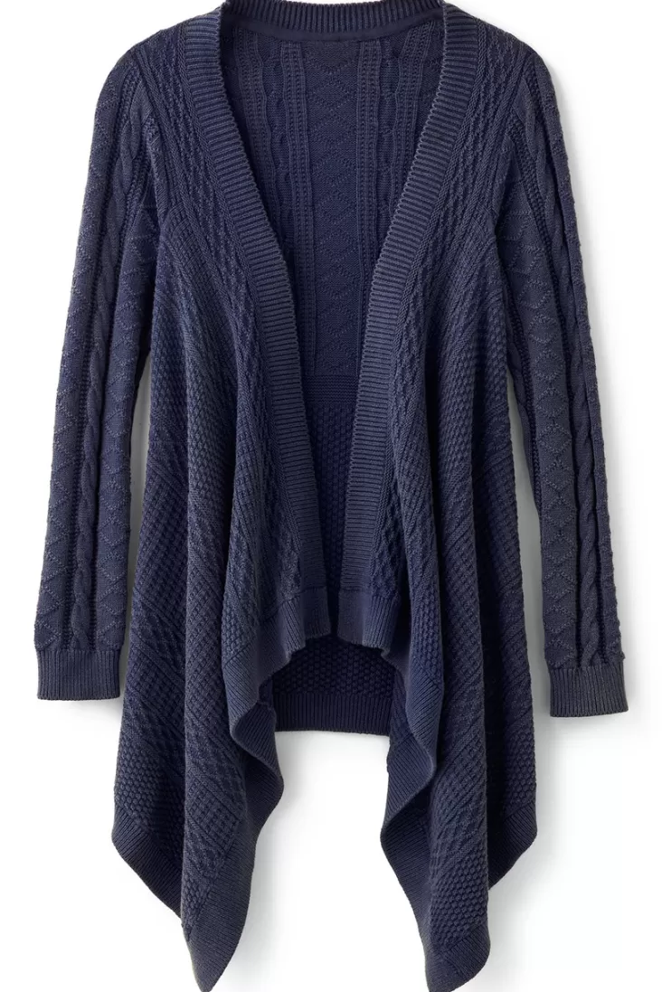 Soft Surroundings Minah Cable Knit Cardigan