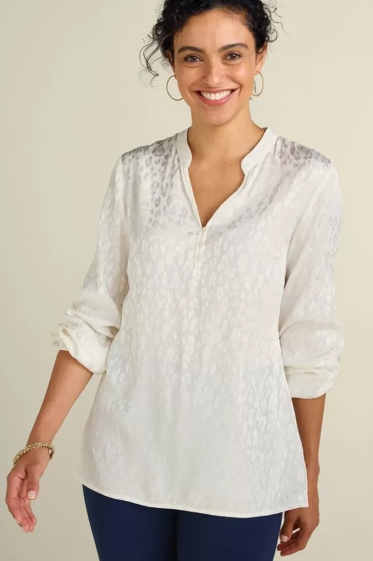 Soft Surroundings Mirasol Jacquard Tunic