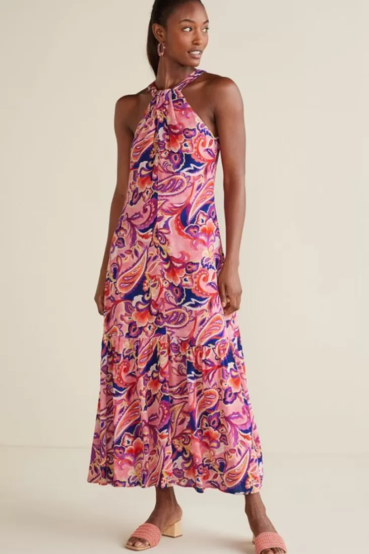 Soft Surroundings Nalani Gauze Maxi Dress