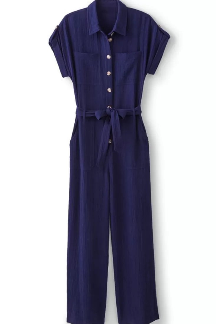 Soft Surroundings Natasha Gauze Jumpsuit