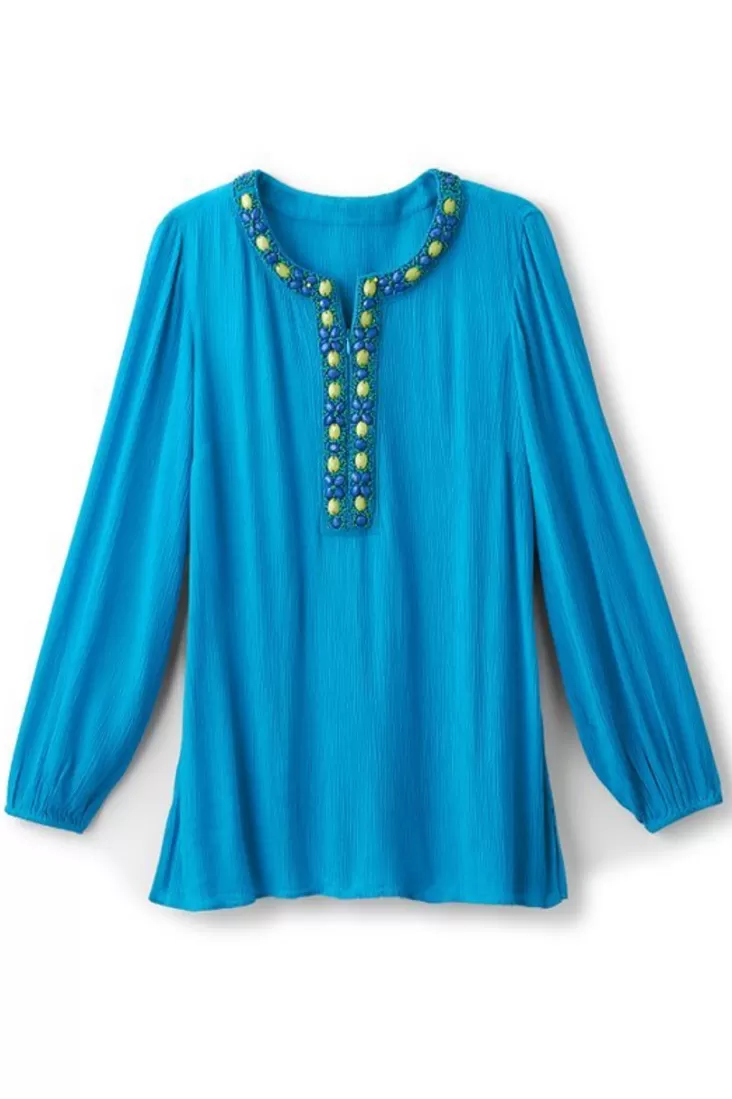 Soft Surroundings Nellie Gauze Tunic