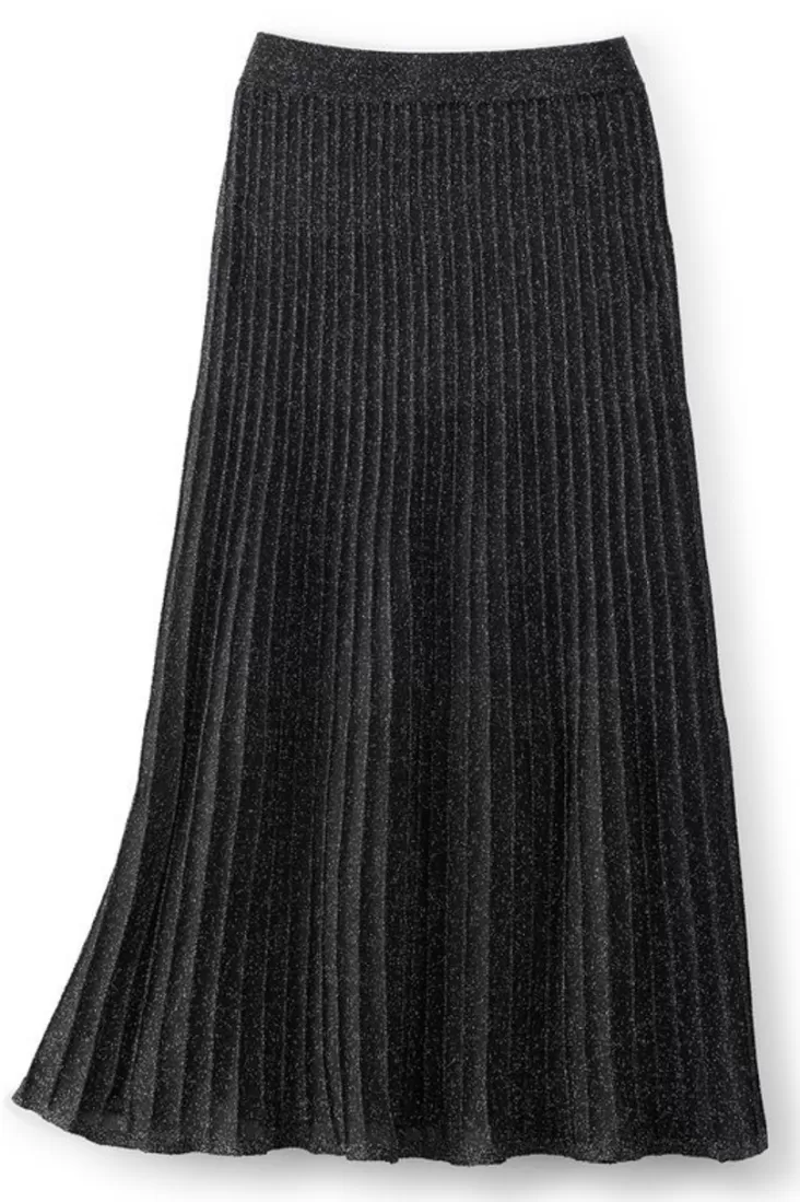 Soft Surroundings Nisha Knit Pleated Skirt