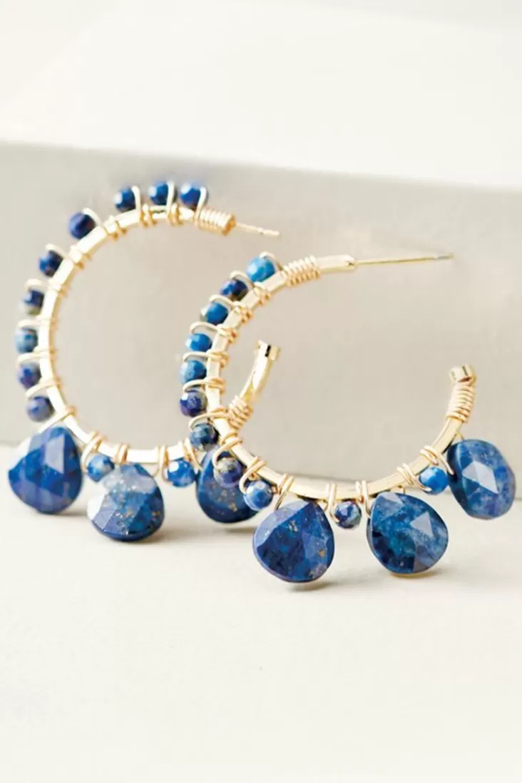 Soft Surroundings Odeta Hoop Earrings