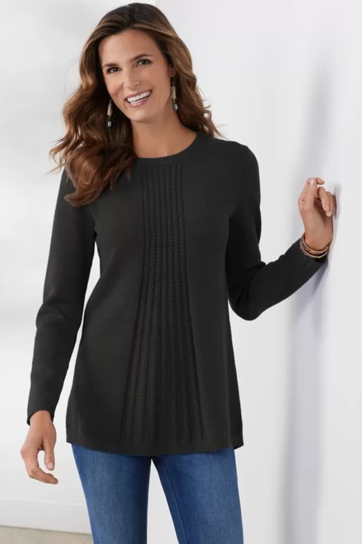 Soft Surroundings Priscilla Pullover Tunic Sweater