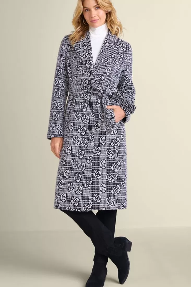 Soft Surroundings Rami Jacquard Coat