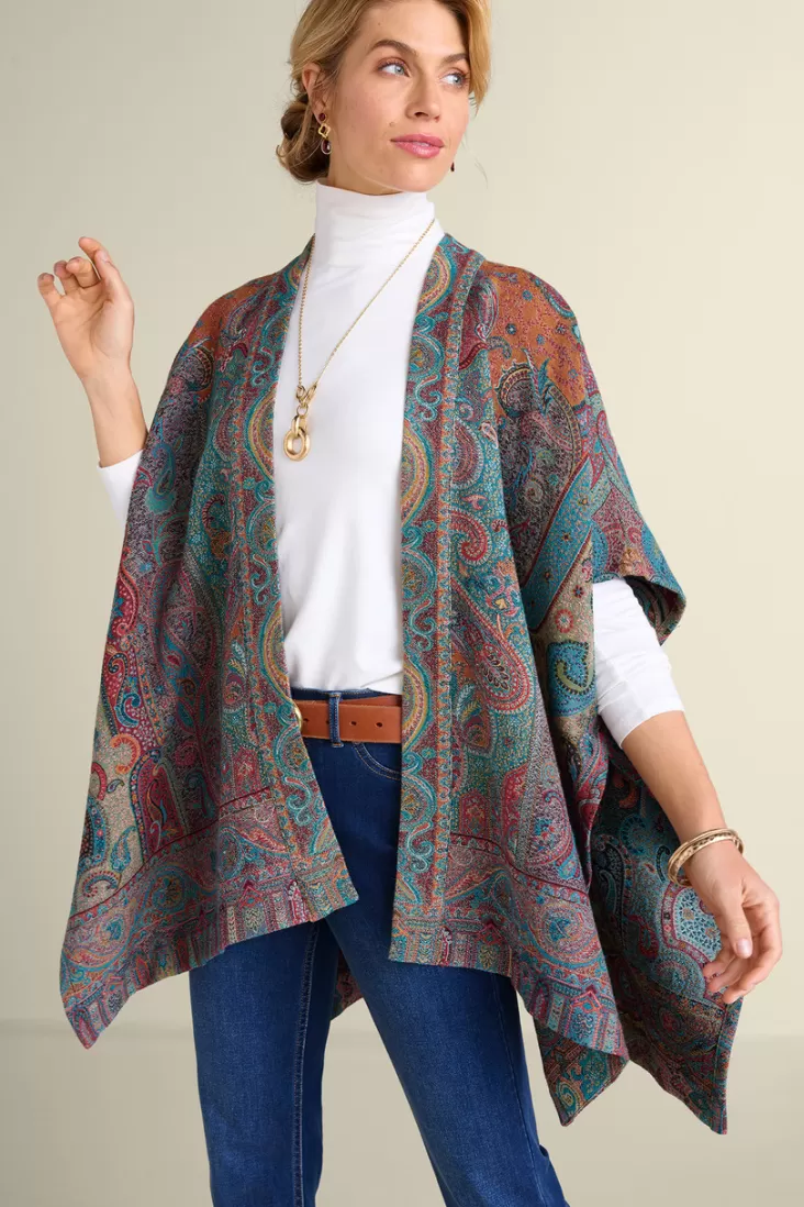 Soft Surroundings Rhea Woven Kimono Wrap