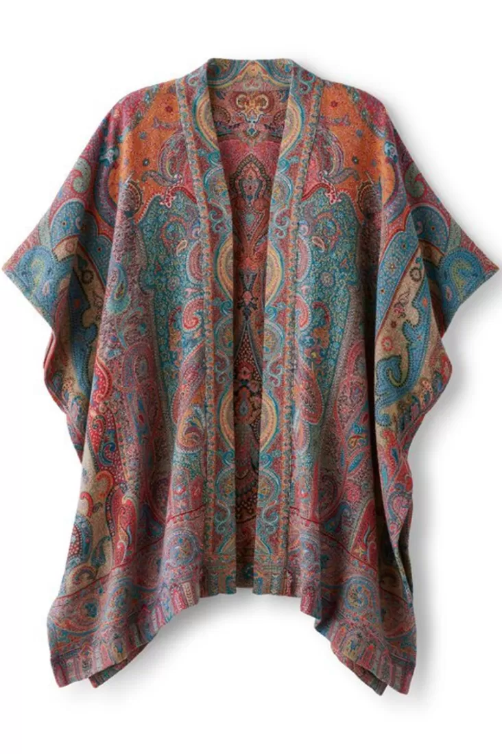 Soft Surroundings Rhea Woven Kimono Wrap