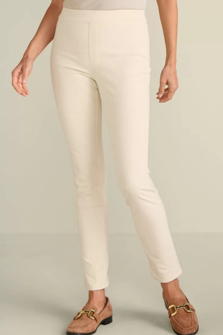 Soft Surroundings Rockland Corduroy Slim Leg Pull On Pants