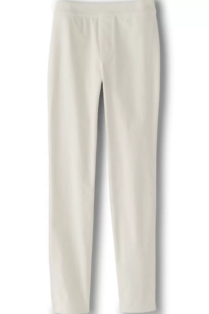 Soft Surroundings Rockland Corduroy Slim Leg Pull On Pants